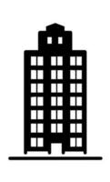 bâtiments icône vecteur symbole