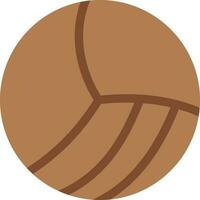 illustration vectorielle de volley-ball sur fond.symboles de qualité premium.icônes vectorielles pour le concept et la conception graphique. vecteur