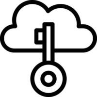 illustration vectorielle de nuage sur un fond. symboles de qualité premium. icônes vectorielles pour le concept et la conception graphique. vecteur