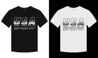 Etats-Unis T-shirt et typographique vecteur