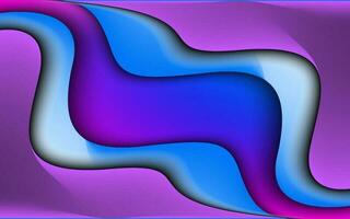 abstrait vague forme violet pente vecteur