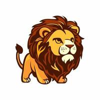 vecteur de dessin animé de lion