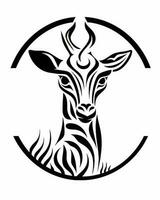 des bois cerf logo vecteur