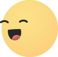 sourire emoji émoticône sentiment visage content de bonne humeur vecteur