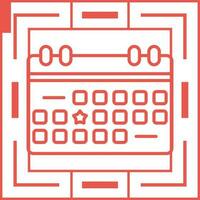 icône de vecteur de calendrier