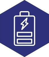 conception d'icône de vecteur de batterie