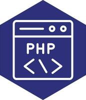 php codage vecteur icône conception