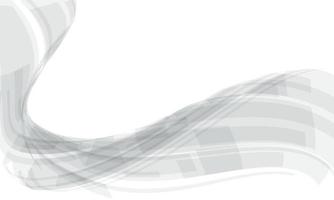 Flux de courbe d'onde grise abstraite sur blanc géométrique avec espace blanc design illustration vectorielle de technologie futuriste moderne fond vecteur