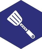 conception d'icône de vecteur de spatule