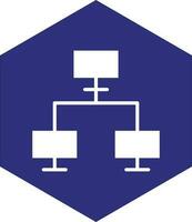 conception d'icône de vecteur de réseau