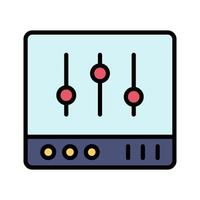 icône de l'égaliseur sonore vecteur