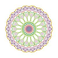 gratuit vecteur ensemble de coloré floral mandalas