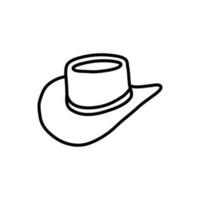 chapeau icône vecteur. tête porter illustration signe. rejeter symbole. vecteur