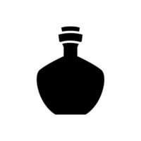 bouteille icône vecteur. parfum illustration signe. potion symbole ou logo. vecteur