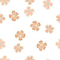 camomille fleur sans couture modèle dans Facile style. abstrait floral interminable Contexte. vecteur