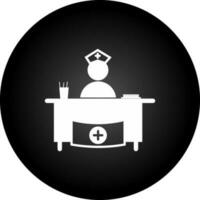 icône de vecteur de réception d'hôpital