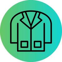 conception d'icône de vecteur de blouse de laboratoire