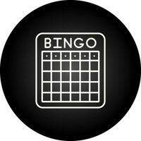 icône de vecteur de bingo