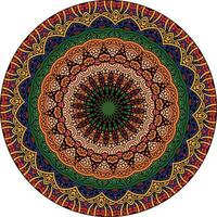 abstrait coloré mandala Contexte . inhabituel fleur forme. Oriental. anti stress thérapie motifs. tisser conception éléments vecteur