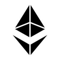 conception d'icône ethereum vecteur