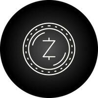 icône de vecteur de devise zcash