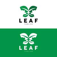 vert feuille logo, écologie Naturel plante vecteur, la nature conception, illustration modèle icône vecteur