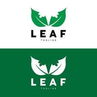 vert feuille logo, écologie Naturel plante vecteur, la nature conception, illustration modèle icône vecteur