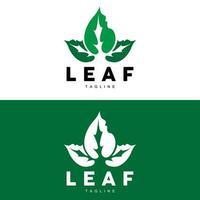 vert feuille logo, écologie Naturel plante vecteur, la nature conception, illustration modèle icône vecteur