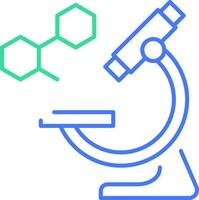 icône de ligne de laboratoire vecteur