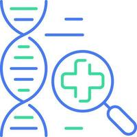 icône de la ligne de diagnostic vecteur