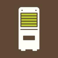icône de vecteur de climatiseur mobile