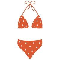 maillot de bain. vecteur plat illustration