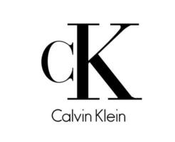 calvin klein marque vêtements mode logo noir symbole avec Nom conception vecteur illustration