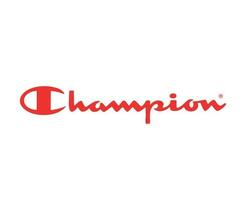 champion marque vêtements symbole Nom logo rouge conception vêtement de sport mode vecteur illustration