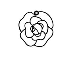 Chanel marque logo symbole vêtements noir conception mode vecteur illustration