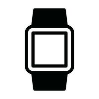 icône de montre intelligente vecteur