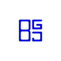 création de logo lettre bjg avec graphique vectoriel, logo bjg simple et moderne. vecteur