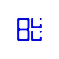 bll lettre logo Créatif conception avec vecteur graphique, bll Facile et moderne logo.