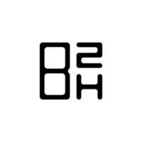 création de logo de lettre bzh avec graphique vectoriel, logo bzh simple et moderne. vecteur