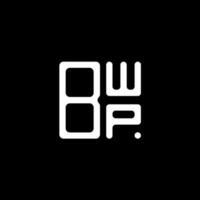 bwp lettre logo Créatif conception avec vecteur graphique, bwp Facile et moderne logo.