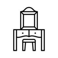 pansement table vecteur contour icône . Facile Stock illustration Stock