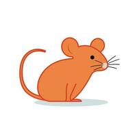mignonne sauvage rat vecteur illustration
