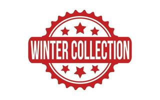 hiver collection caoutchouc grunge timbre joint vecteur