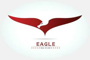 gracieux Aigle silhouette logo vecteur