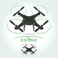 drone avec vidéo caméra isolé vecteur