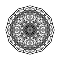 mandala pour coloration livre, rond ornement, irrégulier floral forme décoration, Oriental vecteur, stress thérapie modèle, tisser yoga vecteur logo conception élément. adulte mandala pour coloration