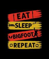 sasquatch bigfoot illustration vecteur T-shirt conception