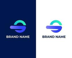 moderne affaires entreprise lettre Dieu logo conception vecteur, Dieu logo conception vecteur