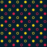 coloré polka points modèle Contexte. vecteur