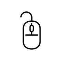 Souris vecteur icône. PC illustration signe. ordinateur symbole. dispositif logo ou marquer.